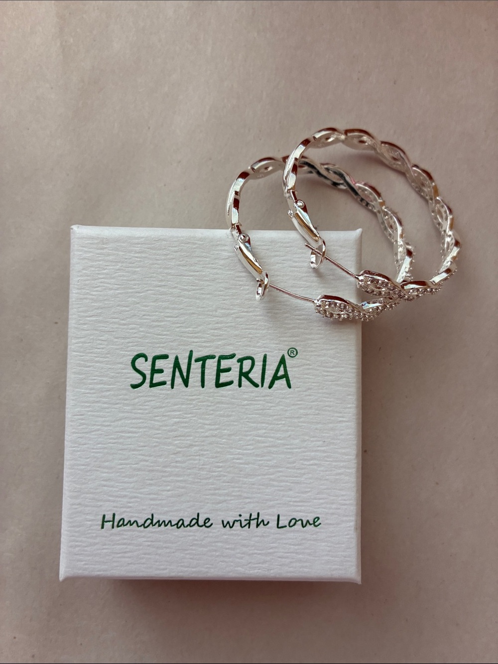 Santeria Silver Earrings NIB